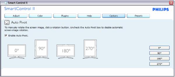 SmartControl Help (Βοήθεια) >User Manual (Εγχειρίδιο χρήστη) - Θα είναι ενεργή μόνο όταν έχετε επιλέξει User Manual (Εγχειρίδιο χρήστη) από το αναπτυσσόμενο μενού Help (Βοήθεια).