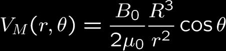 Η γενική λύση για σύστημα με αξονική συμμετρία, όπως δείξαμε στην περίπτωση του ηλεκτρικού δυναμικού, είναι με συνοριακές συνθήκες για r = Στο εσωτερικό της