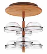 wenge-pc GN 1/1 38x59x29 cm διατίθεται σε χρώματα 031 σταντ 2 επιπέδων