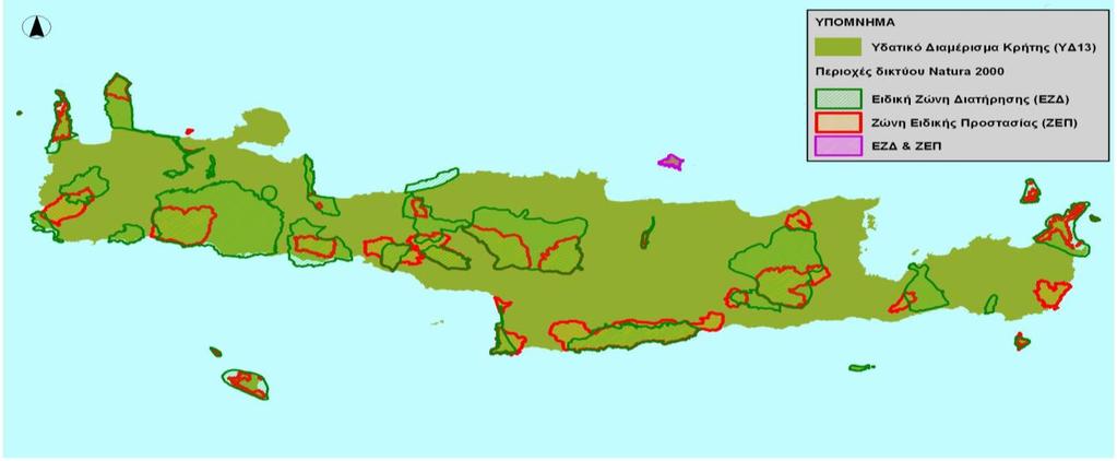 Α/Α Κωδικός Ονομασία Περιοχής ΕΖΔ ΖΕΠ GR1340R000602237N Έκταση (ha) υδατικά συστήματα 36 GR4340016 Μετερίζια Άγιος Δίκαιος-Τσουνάρα-Βιτσίλια Λευκών Ορέων 6.