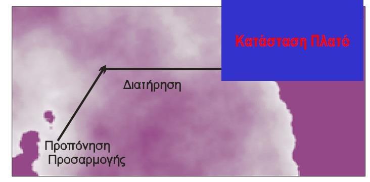 Φάση σταθεροποίησης απόδοσης Στην φάση της σταθεροποίησης η οποιαδήποτε αύξηση της επιβάρυνσης δεν προκαλεί καμία