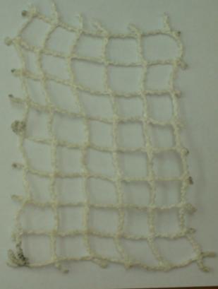Fig. 4: Appearance of the net covered with PVBCHAM before