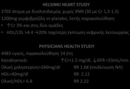 Cr3%καιστιςδύοομάδες HDL/LDL>4.