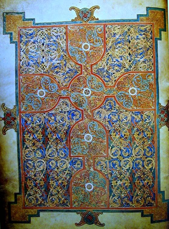 Book of Lindisfarne, Carpet