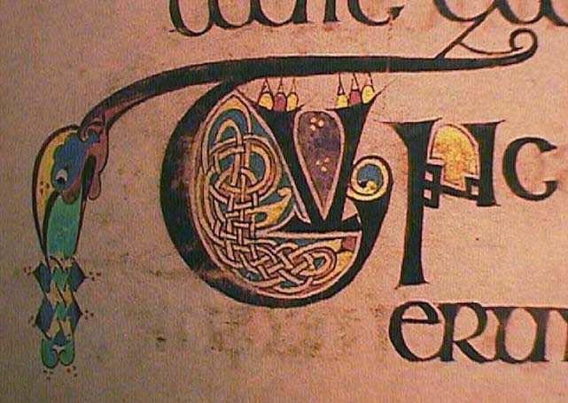 Book of Kells, τέλη 8ου - αρχές 9ου αιώνα.