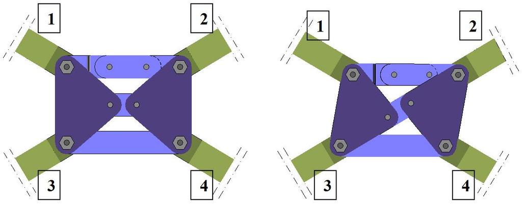 (α) (β) Σχήμα 14 Αρχική και τελική κατάσταση ΕΜΑΣ Σχήμα 15 Τα μέρη που αποτελείται ένα μηχανισμός ΕΜΑΣ σε όψη και τομή Αναλυτική περιγραφή επιμέρους στοιχείων: Τμήμα I: δυο εξωτερικά στοιχεία