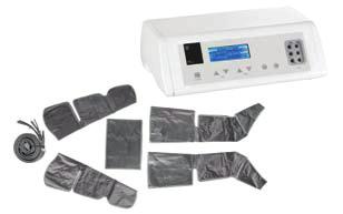 Pressotherapy F-826 5-SECTI ON S U IT Thermotherapy equipment with heating blanket.