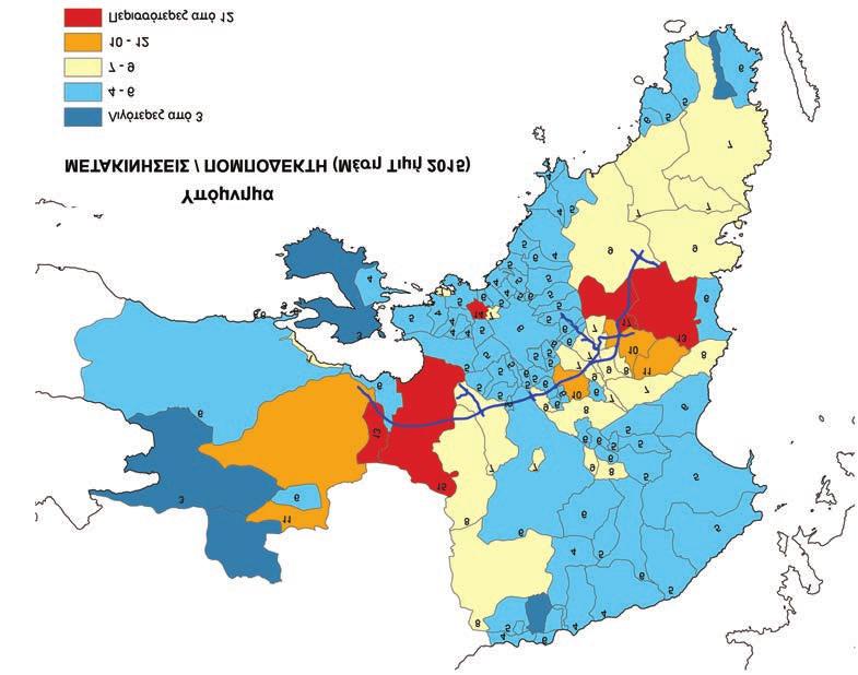 Συνδρομητές e-pass στο νομό Αττικής ανά 1.