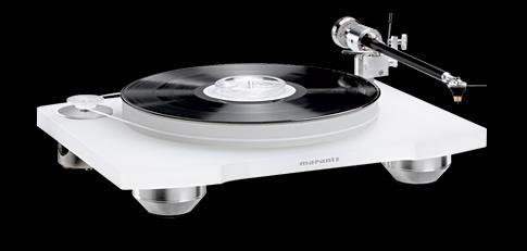 3 MARANTZ TT-15 -Motor: Non Servo AC Motor -Drive System: Belt Drive (Silicon Belt) -Operation: Manual -Speed: 33 1/3 & 45 rpm -Stylus: MM (moving Magnet) -Line output: 2 channel -Speed variation: