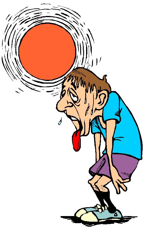 1.2 ΚΑΙΡΙΚΕΣ ΣΥΝΘΗΚΕΣ Όταν ο καιρός είναι ζεστός και υγρός - Καλό είναι να αποφεύγεται η έντονη σωματική άσκηση όταν η θερμοκρασία ξεπερνά τους 37 ο C, ιδιαίτερα αν επιπλέον υπάρχει και μεγάλη