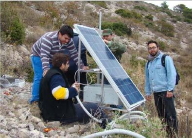 αισθητήρων (θερμοκρασία, υγρασία, φωτεινότητα, ταχύτητα του ανέμου,