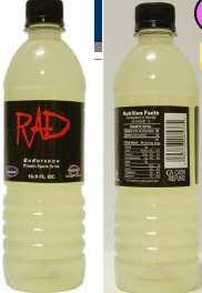 Χώρα: ΗΠΑ Εταιρία: Nutribev Όνοµα: Rad Sports Drink Περιγραφή: Περιέχει Pepto-Pro,