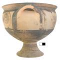 ελίδα 14 από 45 The Toumba skyphoi differ from LPG examples in only three respects; they presumably were provided with a conical foot; there is only one instance, 136, of the addition of a supporting