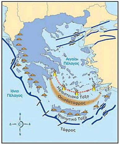 τα 5.093m, ΝΔ της Μεθώνης, να αποτελούν το μέγιστο βάθος της τάφρου, καθώς και ολόκληρης της Μεσογείου.