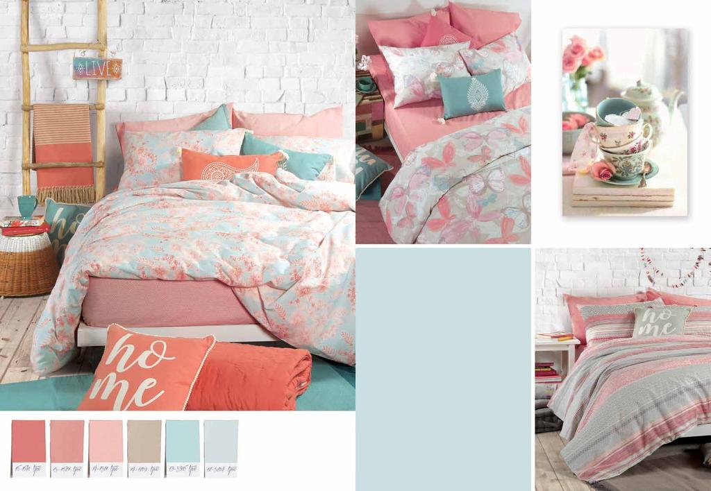 Η έξυπνη λύση......για το κρεβάτι σας! Απαλά, βαμβακερά υφάσματα, εύκολα στη χρήση, σε σχέδια και χρώματα που ταιριάζουν σε κάθε ύφος και ηλικία. Farfalle - Beige Pastel.