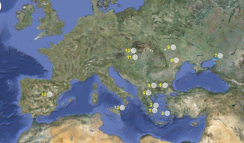 5. Γεωγραφική και βιοστρωματογραφική εξάπλωση στην Ευρώπη Στο Άνω Μειόκαινο το Mammut είναι γνωστό στην Ελλάδα (Πικέρμι, Σάμος, Αλμυροπόταμος και RZO), στην Ισπανία (La Balsilla, Alfacar, Concud και