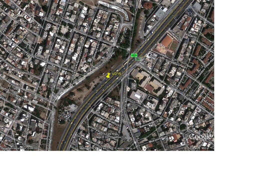 Σημείο μέτρησης VD015 Λωρίδα μέτρησης Λωρίδα 2 και Λωρίδα 3 Θέση μέτρησης 476735,7808-4210500,779 Ποσοστό βαρέων 8,37%