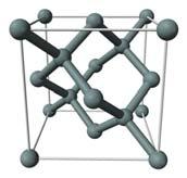 Εξωγενείς ημιαγωγοί Το άτομο του πυριτίου Αναπαράσταση Κρυσταλλική δομή του πυριτίου Κρυσταλλική δομή διαμαντιού.