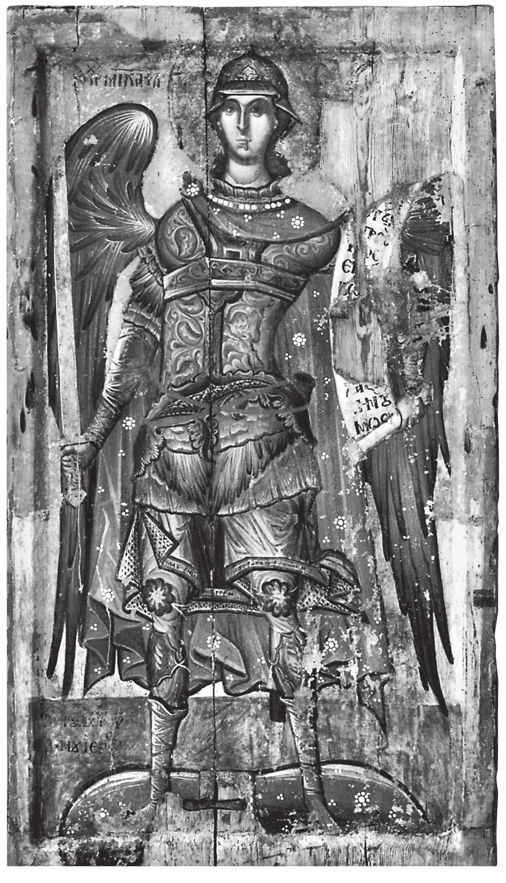 του αγίου Νικολάου στον Άγιο Νικόλαο της μοναχής Ευ πραξίας στην Καστοριά (1485/6)17. Η επόμενη εικόνα προέρχεται από το χωριό Νεστόριο, που βρίσκεται σε απόσταση 20 χιλ.