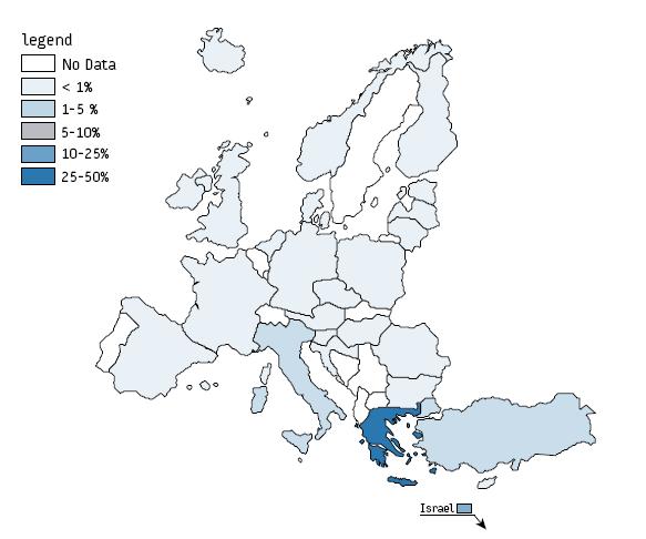 High rates of MBL-producing K.