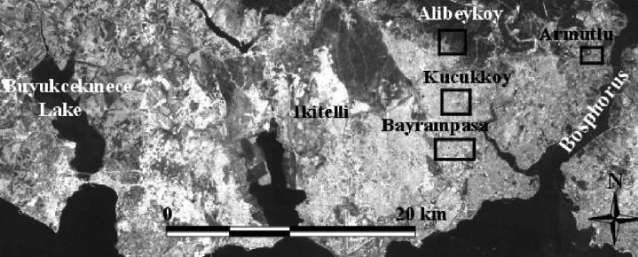 Για τη μελέτη αυτή χρησιμοποιήθηκαν δορυφορικές εικόνες από 4 διαφορετικές χρονολογίες, με στόχο την παρακολούθηση των αλλαγών στις χρήσεις γης της περιοχής μελέτης.