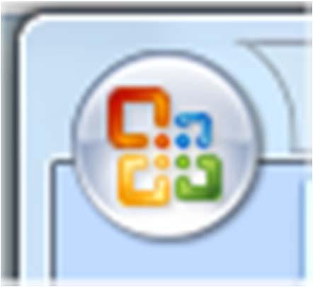 Features of the Excel 2007 Interface The Office Button: Αυτό το πλήκτρο υπάρχει σε όλα τα προγράμματα του Microsoft Office 2007.