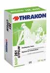 Κατανάλωση: 8 kg/m²/cm 30 kg 40 0,32 9,60 NHP 255 WR Υδαταπωθητικός λευκός σοβάς ενός χεριού με μάρμαρο ς, υδαταπωθητικός σοβάς μίας στρώσης που αντικαθιστά το λάσπωμα και το φινίρισμα.