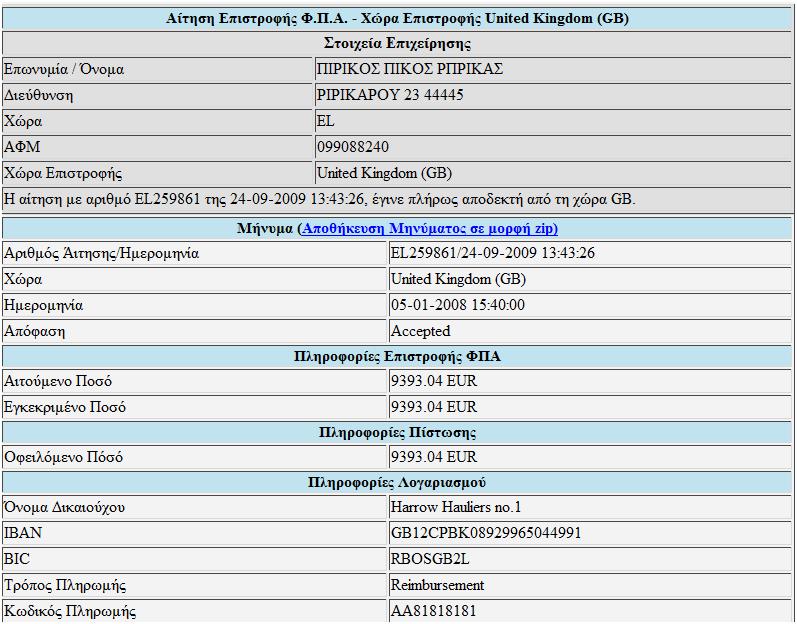 2. Δήλωση Αλλαγής Ποσοστού Pro-Rata Από τη σελίδα της Δήλωσης Αλλαγής Ποσοστού Pro-Rata ο χρήστης μπορεί να δημιουργήσει μια νέα δήλωση ή να