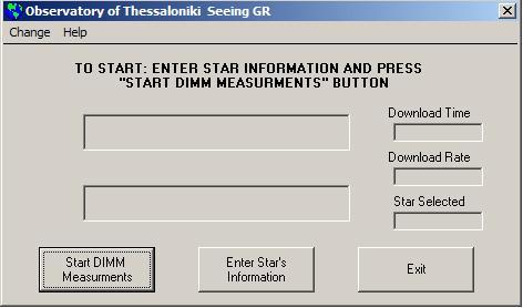 1. Το κουμπί "Start DIMM Measurements". Αυτό είναι το κύριο κουμπί του προγράμματος. Με αυτό μπορούμε να πάρουμε μετρήσεις DIMM απλά πατώντας το. 2. Το κουμπί "Star's Information".