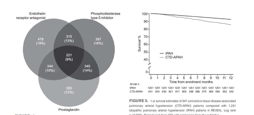 Pulmonary arterial hypertension specific medication use REVEAL