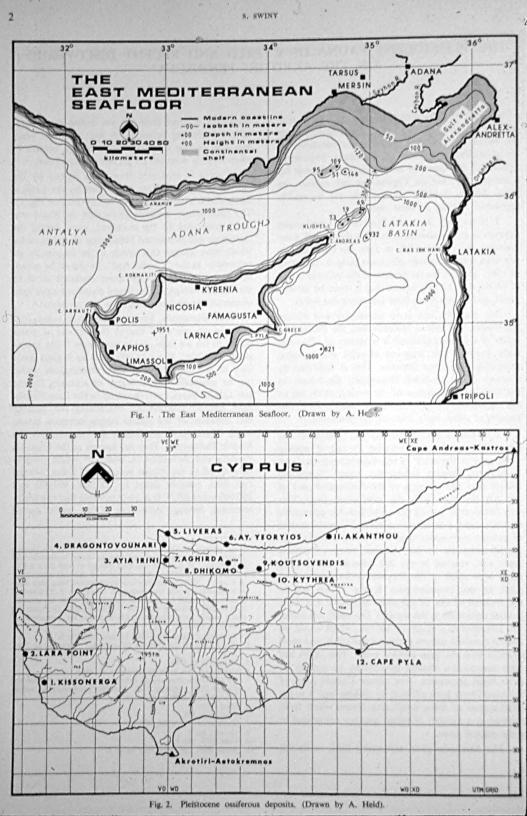 α. Πλειστόκαινο α) Το βάθος του θαλάσσιου πυθμένα.