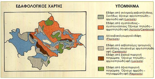 μεγάλο ποσοστό διμαρμαρυγιακούς σχιστόλιθους, αμφιβολίτες, μεσοζωϊκούς γρανίτες τύπου Αρναίας, φυλλίτες, χαλαζίτες, μάρμαρα Περιδοπικής ζώνης και ιζηματογενή πετρώματα που αποτελούν το κάλυμμα του