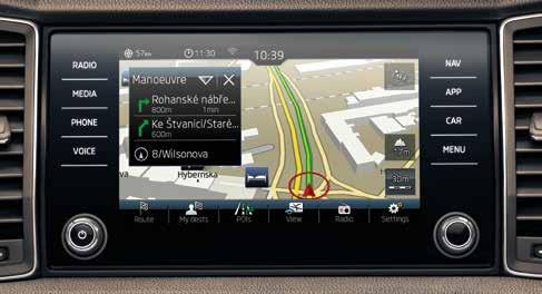 Το σύστημα SmartLink+ περιλαμβάνει SmartGate για σύνδεση του smartphone με το όχημα μέσω WiFi και για πρόσβαση σε ενδιαφέρουσες πληροφορίες όπως η κατανάλωση καυσίμου, οι επιδόσεις
