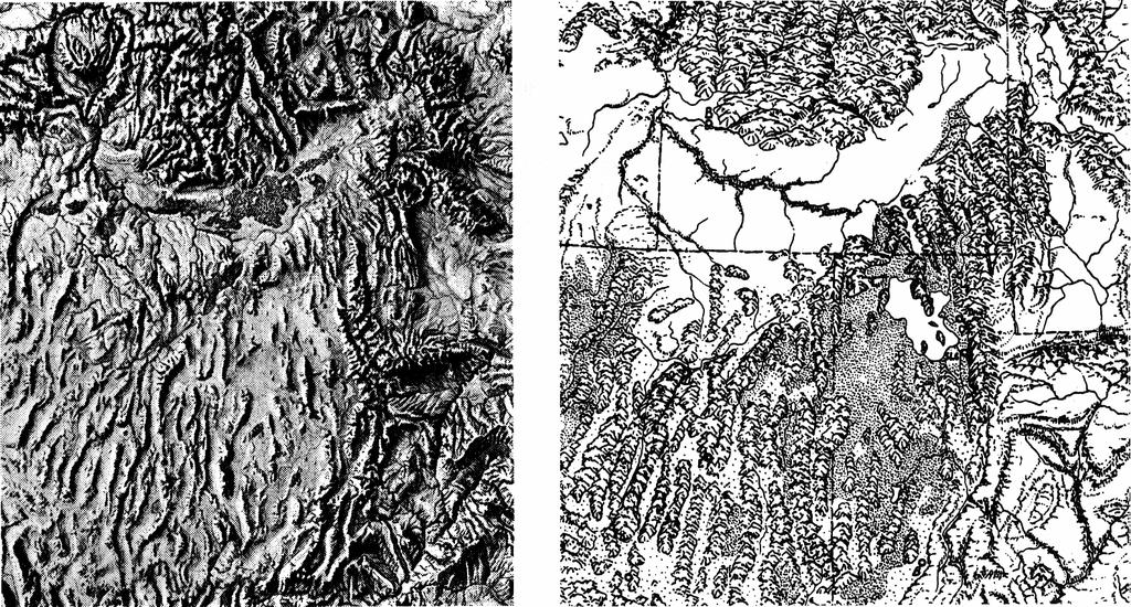 Σχηµατικοί χάρτες [ΙΙ] Φυσιογραφικό διάγραµµα: Συσχέτιση του αναγλύφου µε τη γεωλογία και τη γεωµορφολογία.
