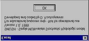 6. Το μοντέλο SMUSH Γενικά χαρακτηριστικά Το μοντέλο SMUSH (Απλό Πολυμεταβλητό Στοχαστικό Υδρολογικό μοντέλο Simple MUltivariate Stochastic Hydrologic model) γεννά συνθετικές υδρολογικές χρονοσειρές.