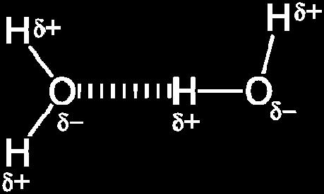 Επίσης, τα μόρια του νερού σχηματίζουν δεσμούς-η και με αλκοόλες, κετόνες, αμίνες και γενικά μόρια που φέρουν ομάδες, όπως Ο-Η, Ν-Η, C=Ο, στο μόριο τους.