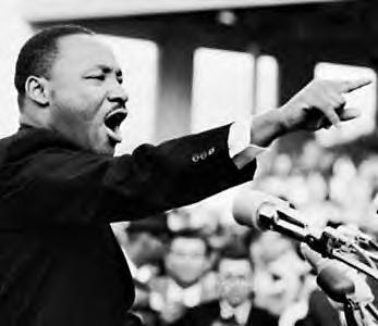 Martin Luther King Ο Δρ. Μάρτιν Λούθερ Κινγκ Τζούνιορ :ήταν Αμερικανός πολιτικός αγωνιστής, ηγέτης των Αφροαμερικανών και εφημέριος, που πάλεψε ενάντια στο φυλετικό ρατσισμό.