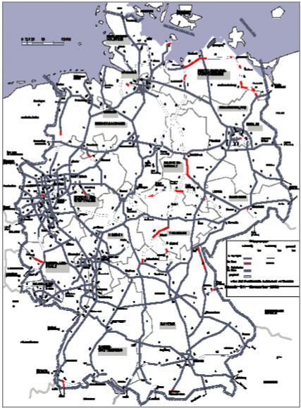 Γερμανία TollCollect (βαρέα οχήματα) 12,000 km εθνικών οδών Υπόχρεα: 1.2-1.4 εκατ.
