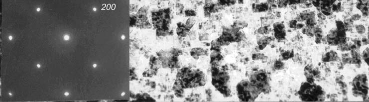 58: εικόνα PVTEM του δείγματος L32 μετά την ανόπτηση Το δείγμα L33, πριν την ανόπτηση, φαίνεται στην εικόνα μικροσκοπίας εγκάρσιας παρατήρησης του Σχ.4.59.α. Το στρώμα SOL έχει μέσο πάχος 250nm και το επιφανειακό στρώμα SiC 68nm.