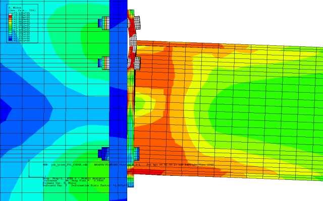 The finite element analysis procedure is based on the incremental Newton-Raphson technique, while material and geometric nonlinearities are taken into