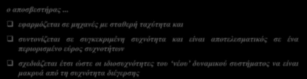 περιορισμένο εύρος συχνοτήτων σχεδιάζεται έτσι ώστε οι