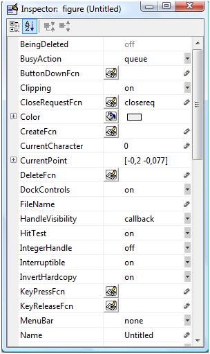 ΚΕΦΑΛΑΙΟ 6: ΔΙΚΤΥΟ ΕΦΑΡΜΟΓΗΣ text, static text, list box, pop-up menu, check box και toggle button ανήκουν στην κατηγορία των στοιχείων ελέγχου (uicontrols).
