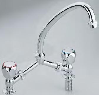 EC249 IT_ Lavabo a ponte, canna J mm. 18 EN_ Bridge basin mixer, J spout mm.