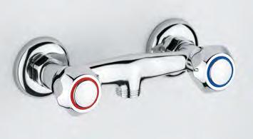 868 IT_ Doccia esterno EN_ Shower mixer FR_ Mélangeur douche mural GR_ Αναμικτικη μπαταρια ντουζ χωρις σπιραλ και