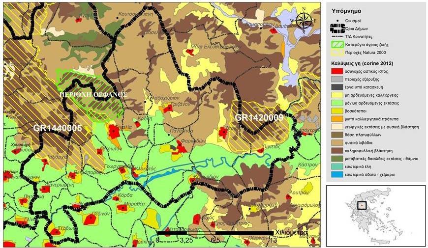 1.1.1 Κλίμα Το κλίμα της περιοχής είναι εύκρατο μεσογειακό με ηπειρωτική επιρροή. Χαρακτηρίζεται από ψυχρό χειμώνα, με αρκετές βροχές και ζεστό καλοκαίρι με λίγες τοπικές βροχές.