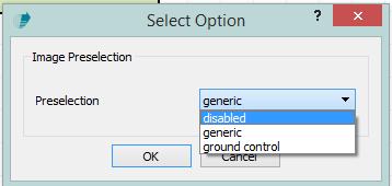 Εικόνα 32':Παράθυρο Διαλόγου "Orientation Accuracy" Αναλυτικότερα: High Δημιουργεί πολύ ακριβείς θέσεις, αλλά χρειάζεται περισσότερο χρόνο για τον υπολογισμό.