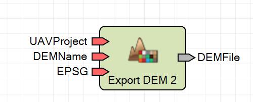 Εικόνα 40:Παράθυρο Διαλόγου "EPSG" Mosaic o Εξαγωγή DEM (Export DEM): εξάγεται μια υπολογιζόμενη επιφάνεια ως ψηφιακό μοντέλο ανύψωσης.