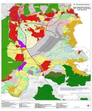 έργα αντιπυρικής προστασίας, πυροσβεστικοί κρουνοί, εργασίες δασικής διαχείρισης, χάραξη μονοπατιών και ποδηλατικών διαδρομών. Ζώνη Β: Περιφερειακή ζώνη προστασίας.