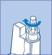 1A Προετοιμασία για την αφαίρεση του αέρα πριν από την ένεση Κατά τη συνήθη χρήση, μπορεί να συγκεντρωθούν μικρές ποσότητες αέρα μέσα στη βελόνα και το φυσίγγιο.