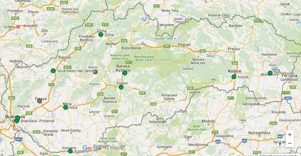 Aktuálna situácia trhu CNG v SR Na Slovensku je v súčasnosti motoristom k dispozícii 10 verejných plniacich staníc CNG (ďalej len PS CNG ). Spoločnosť SPP CNG, s.r.o. prevádzkuje 8, ktoré sú v samoobslužnom režime a sú prístupné zákazníkom nepretržite 24 hodín denne a 365 dní v roku.